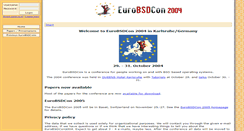 Desktop Screenshot of 2004.eurobsdcon.org